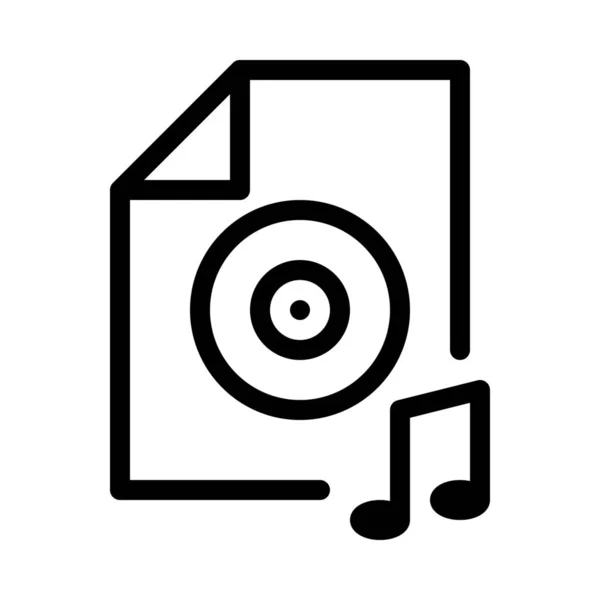 Disc Audio Dateiformat — Stockvektor