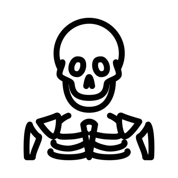 Human Skeleton Bones Vector Design — Stock Vector