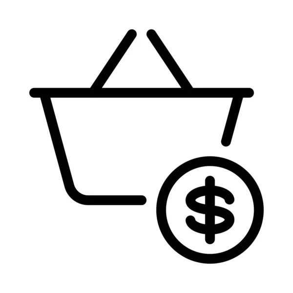 Shopping Concept Symbol Vector Illustration — Stock Vector