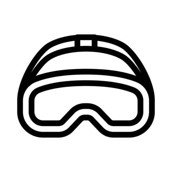 Лыжные Очки Векторный Дизайн — стоковый вектор