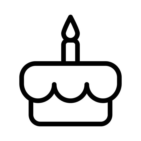 ケーキ符号ベクトル イラスト — ストックベクタ