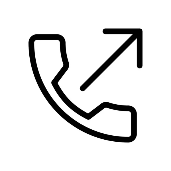 携帯電話した 単純なベクトル図 — ストックベクタ
