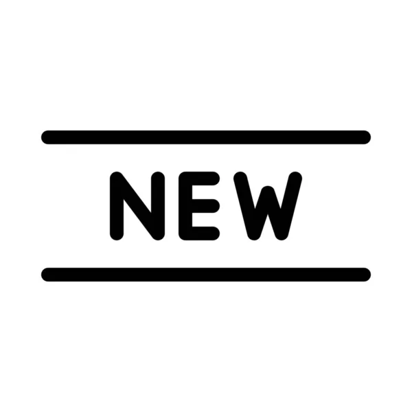 Νέο Προϊόν Banner Απλό Διανυσματικά Εικονογράφηση Σημάδι — Διανυσματικό Αρχείο