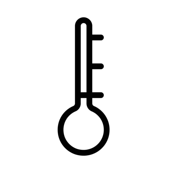 Θερμόμετρο Εικονίδιο Web Διανυσματική Σχεδίαση — Διανυσματικό Αρχείο