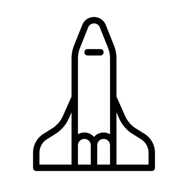Space Shuttle Nave Espacial Design Vetorial —  Vetores de Stock