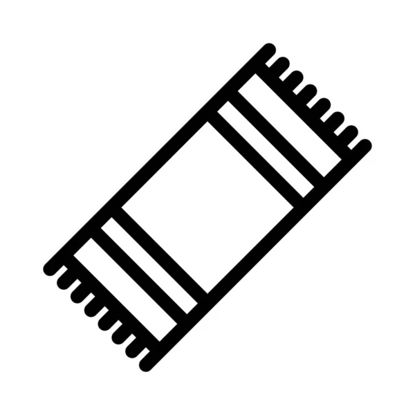 Иконка Полотенца Векторный Дизайн — стоковый вектор