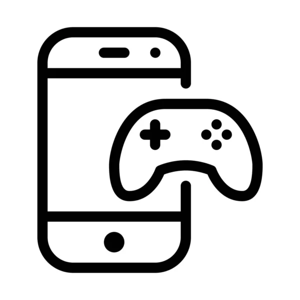 Handyspiel Controller Einfache Vektorillustration — Stockvektor