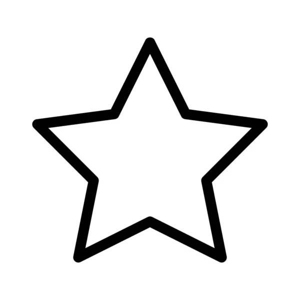 Estrela Vazia Marcador —  Vetores de Stock