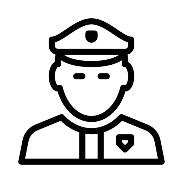 Agent Police Application Loi — Image vectorielle