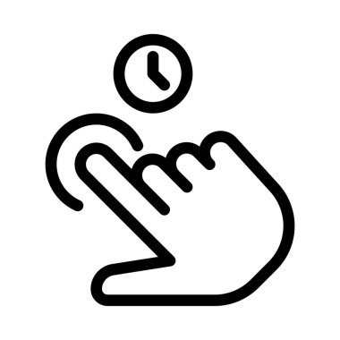 Bekle, basit çizgi stili veya devam