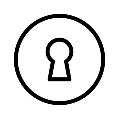 Güvenlik ve kilit işareti vektör çizim