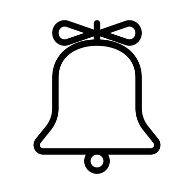 decorated easter bell icon vector illustration