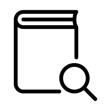 Arama kitap Online vektör çizim  