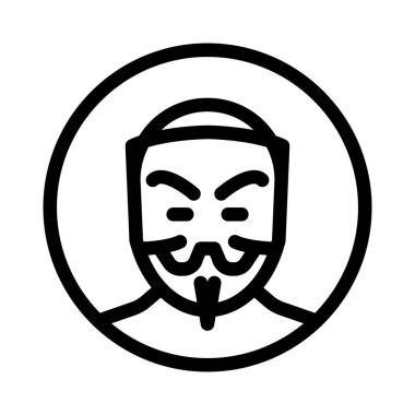 anonim basit vektör çizim