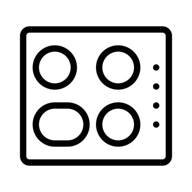 Ocak simge vektör çizim