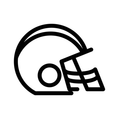 Spor güvenlik kask, basit vektör çizim