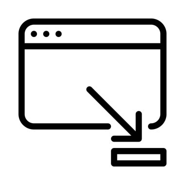 Görev için basit vektör çizim bar, en aza indirmek