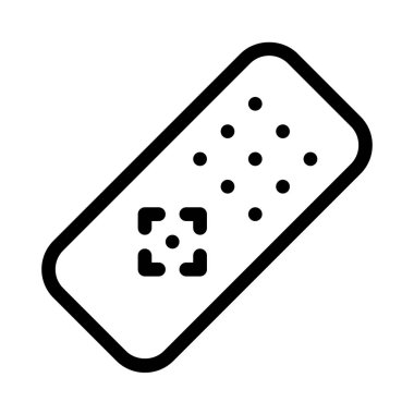 TV uzaktan kumandası basit hat illüstrasyon