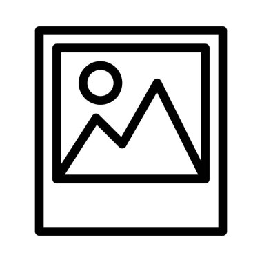 Picture or Image simple vector illustration sign