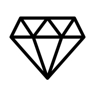 Sigorta primi elmas taş simge vektör çizim