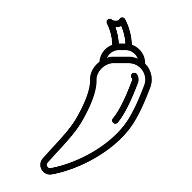 Sıcak biber vektör çizim