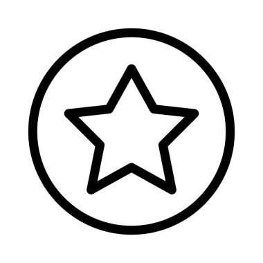 Tek Star Rating simge vektör çizim  