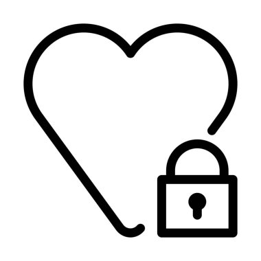 Güvenlik ve kilit işareti vektör çizim