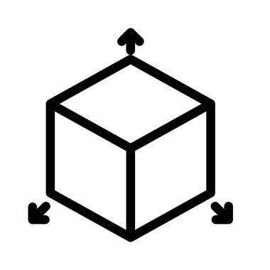 Özgürlük derecesi simge vektör çizim   