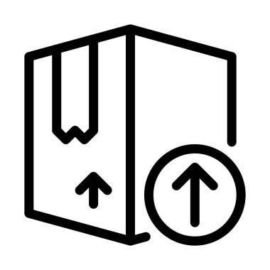 Yan simge vektör çizim kutusu kadar  