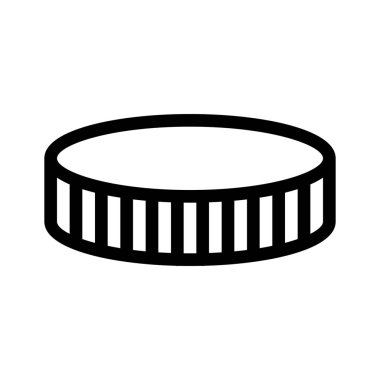 Buz hokeyi diski, basit vektör çizim