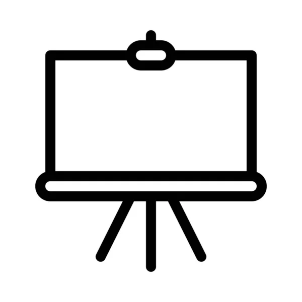 塗装スタンド キャンバス単純なベクトルの図記号 — ストックベクタ
