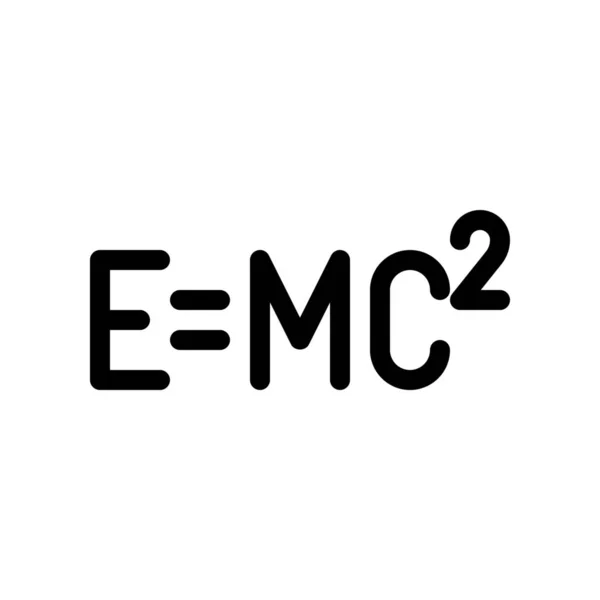 Relativity Einstein Formula Vector Design — Stock Vector