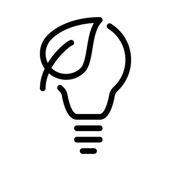 Eco Ampoule Économie — Image vectorielle