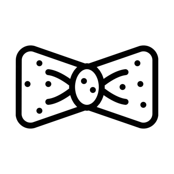 Fancy Bow Tie White Background — ストックベクタ