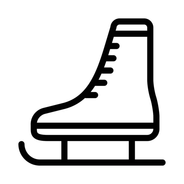 Ice Skate Icon Vector Illustration — Stock Vector