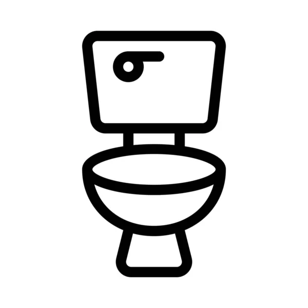 Western Kast Toilet Vector Design — Stockvector
