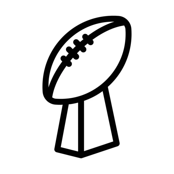 Copa Super Bowl Ilustración Vectorial Simple — Archivo Imágenes Vectoriales