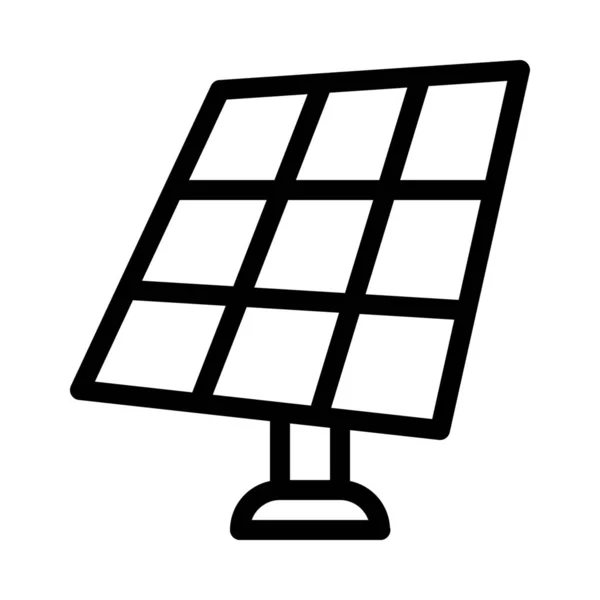 Photo Voltaic Solar Panel Vektordesign — Stockvektor