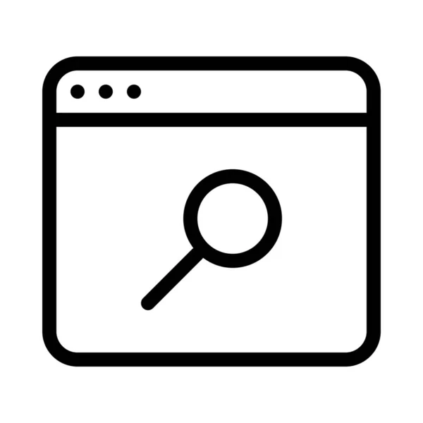 Épinglette Application Recherche — Image vectorielle