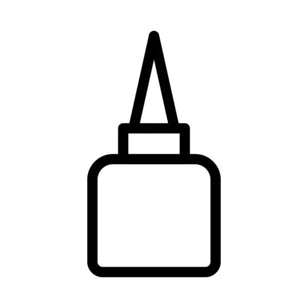 Adhesive Glue Bottle Icon Vector Illustration — Stockový vektor