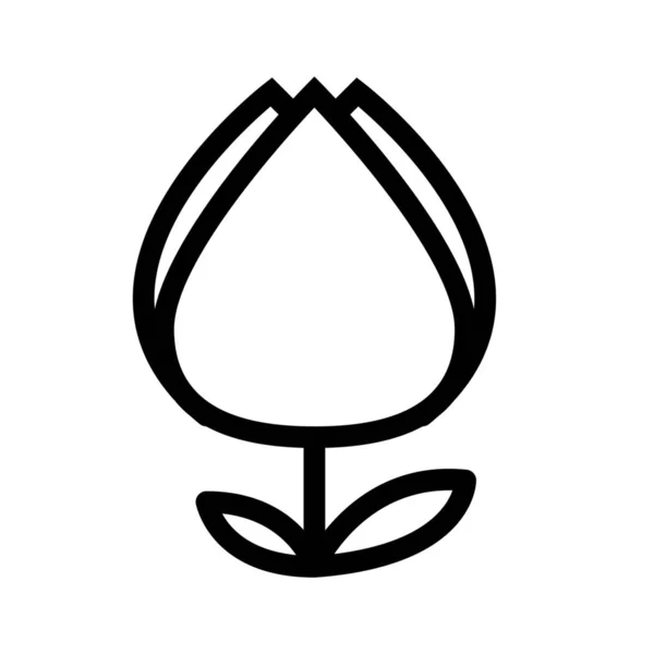 Illustration Vectorielle Fleurs Tulipes — Image vectorielle