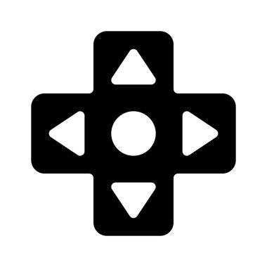 Gezinti veya beyaz arka plan üzerinde yön kontrol