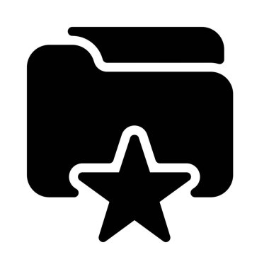 Favori veya beyaz arka plan üzerinde izole klasörü rol aldı