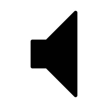 Basit vektör illüstrasyon işareti Hayır Ses göstergesi