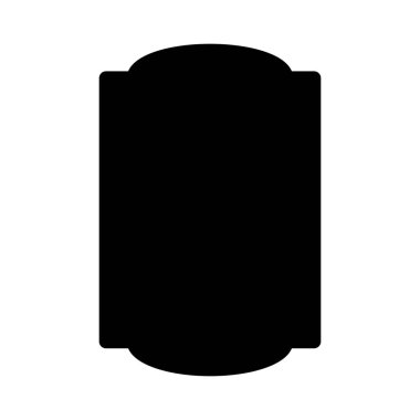 Basit vektör çizim simgesi boş dikey çerçeve