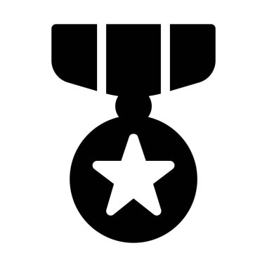 Ordu altın madalya beyaz arka plan üzerinde izole