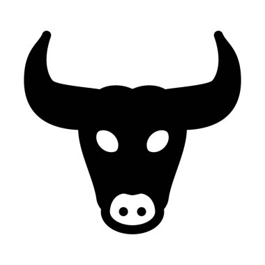 Basit vektör illüstrasyon işareti Toros astrolojik işaret