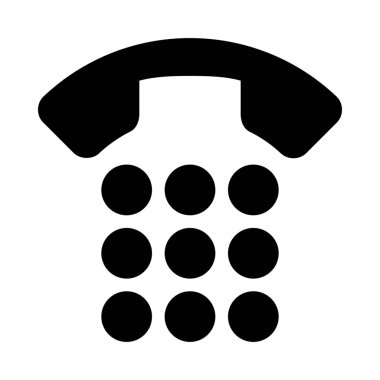 Basit vektör illüstrasyon simge arama veya Num Pad