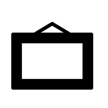 Beyaz arka plan üzerinde izole dikdörtgen tasarımcı çerçeve 