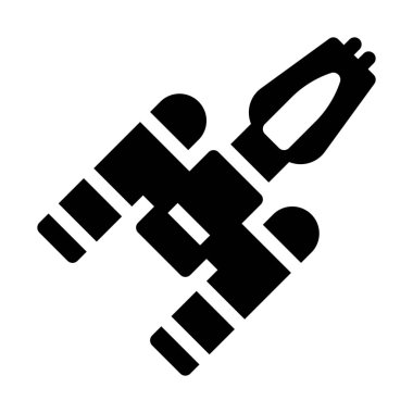 Y şekil kanatlı uçak basit vektör çizim